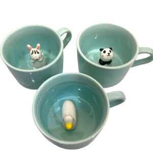 Tea Set with Ceramic Adorable Animals